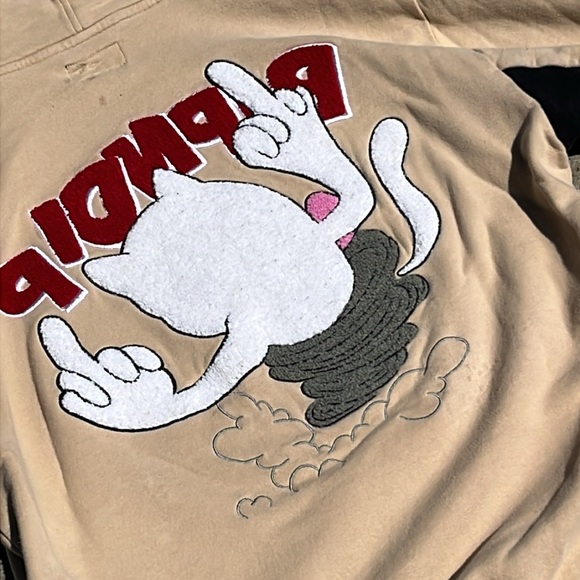 RIPNDIP Grailed two sided embroidered puff logo.sweatshirt hoodie - Picture 7 of 10
